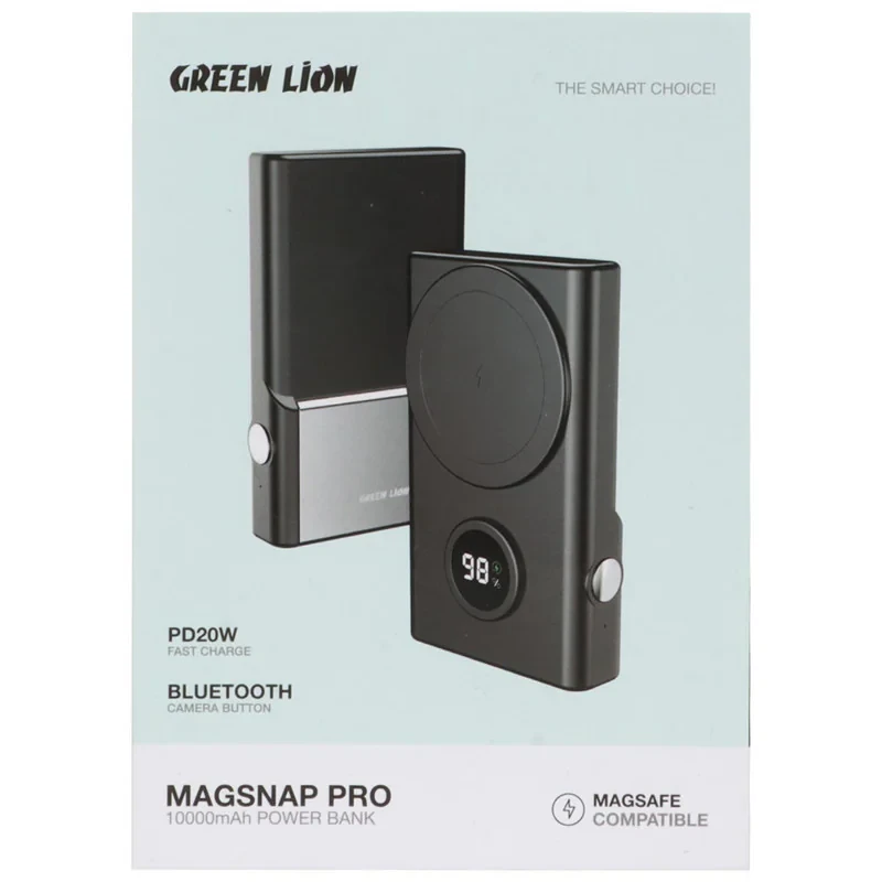 پاوربانک گرین لاین مدل MAGSNAP PRO ظرفیت 10000 میلی آمپر ساعت