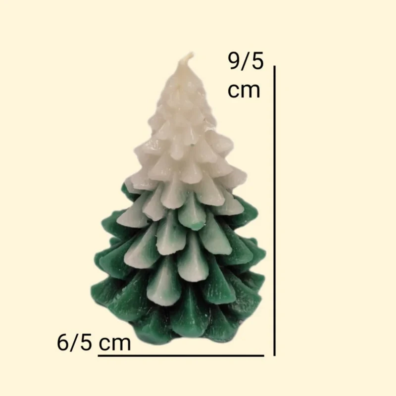 شمع مدل کریسمس طرح کاج