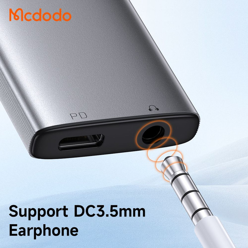 مبدل USB-C به USB-CAUX مک دودو مدل CA-505