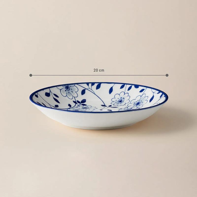 بشقاب خورش خوری مادام کوکو مدل Reve Bleu Jardin 20