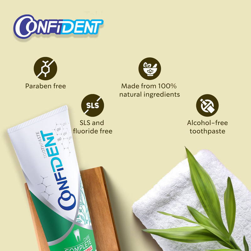 خمیر دندان کانفیدنت مدل Complete Care حجم 100 میلی لیتر