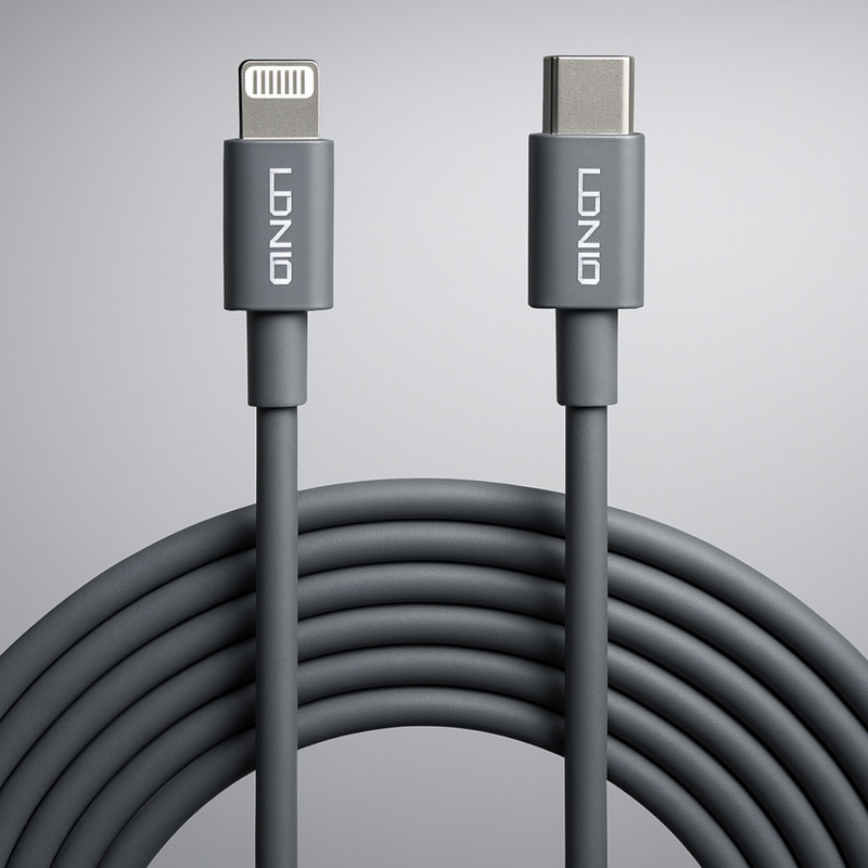 کابل شارژ USB-C به لایتنینگ الدینیو مدل 13pro Max طول 1 متر