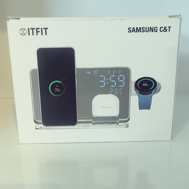 شارژر بی‌سیم 15 وات مدل Galaxy 3 in 1 multifunction wireless charger