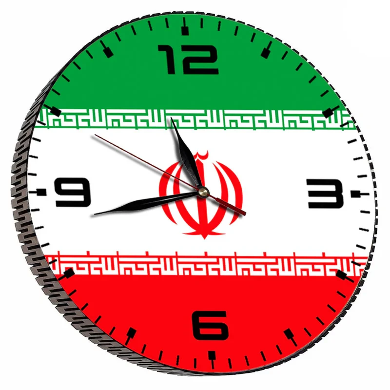 ساعت دیواری مدل پرچم ایران