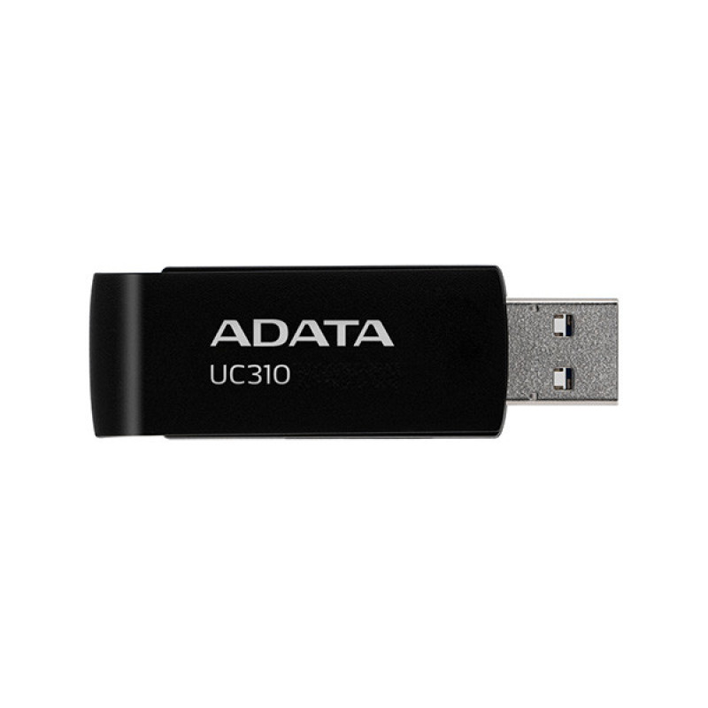 فلش مموری ای دیتا مدل UC310 ظرفیت 64 گیگابایت با رابط USB 3.2 Gen1، طراحی چرخشی، سازگار با ویندوز، مک، لینوکس، بدون نیاز به نصب درایور و مناسب استفاده در کامپیوتر، لپ‌تاپ، گوشی و تلویزیون