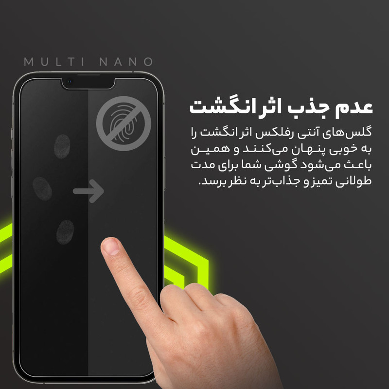 محافظ صفحه نمایش آنتی رفلکس مانیتور خودرو مولتی نانو مدل X-S1M مناسب برای فوتون Tunland Diesel New Fece