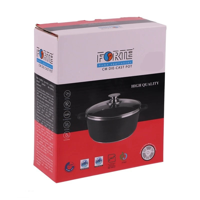 قابلمه گرانیت فورته مدل 28CM DIE-CAST POT سایز 28