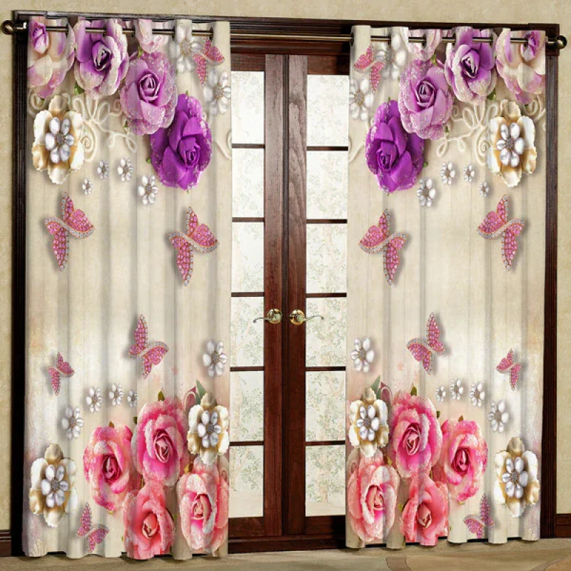 پرده پانچی مدل مخمل کد 5921 سایز 280x140 سانتی متر