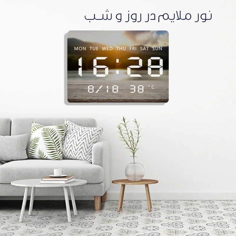 ساعت دیواری دیجیتال مدل JG 1002