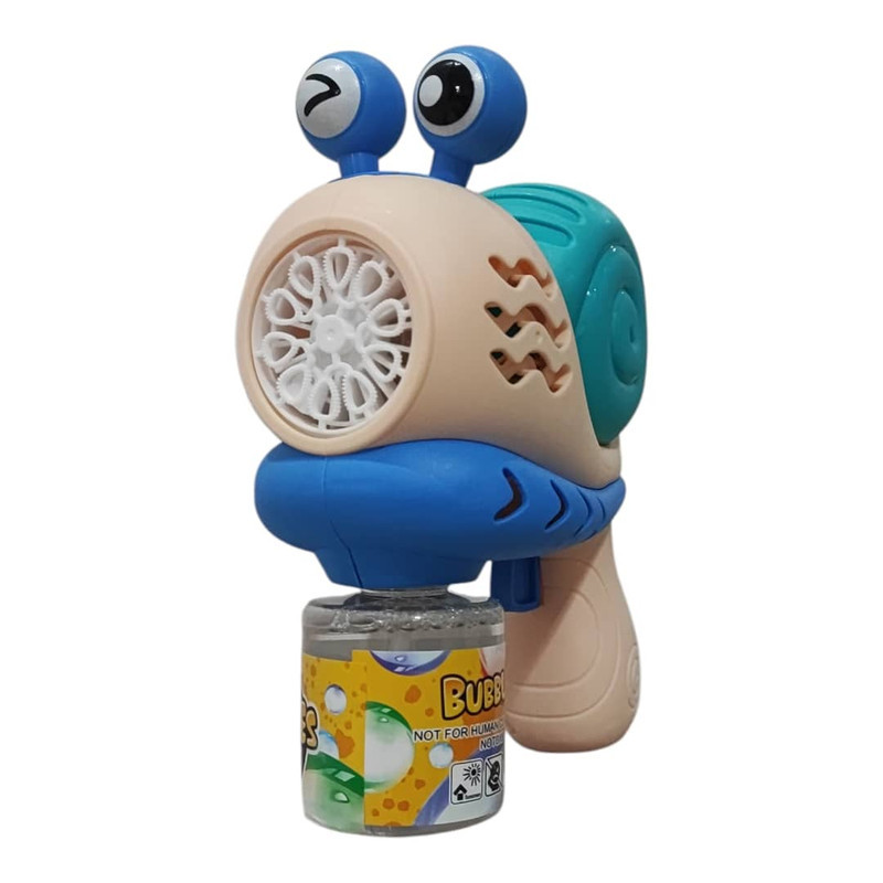 حباب ساز مدل تفنگی مخزن دار شارژی طرح حلزونی کد SNAIL GUN 123