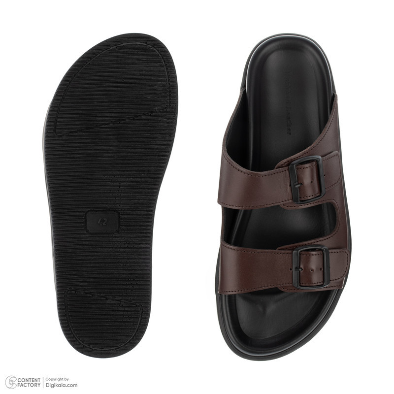 صندل مردانه چرم مشهد مدل J6293-038