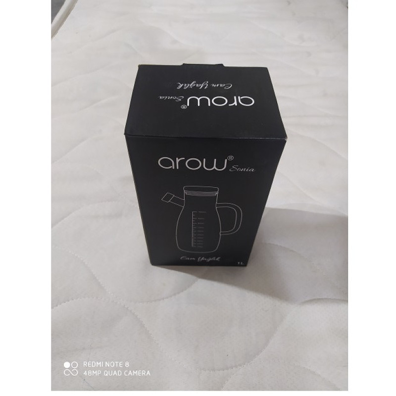 ظرف روغن ارو مدل درب بامبو کد TR-2501