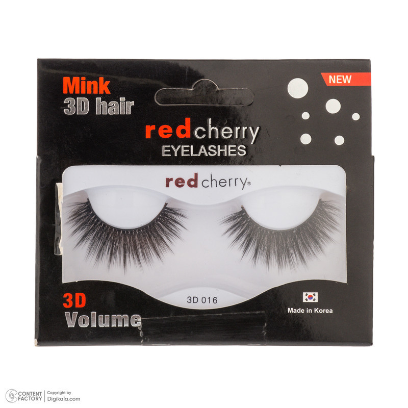 مژه مصنوعی سه‌بعدی رد چری مدل Mink 3D Hair 3D 016