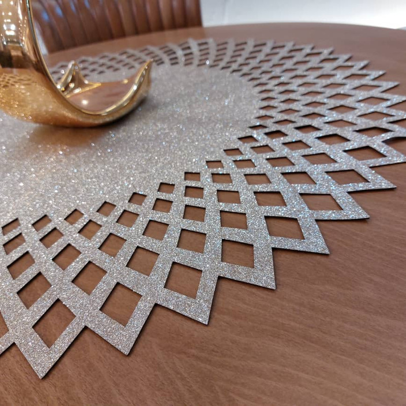 رومیزی مدل اکلیلی طرح آفتاب کد 70