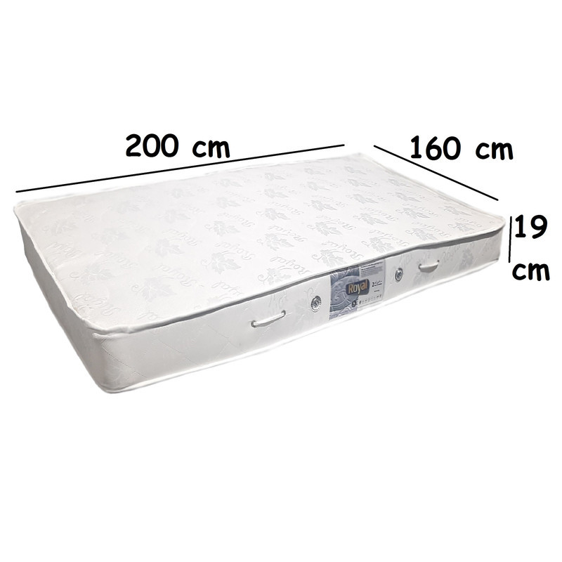 تشک رویال مدل آرام M02 دو نفره سایز 200 × 160 سانتی‌ متر