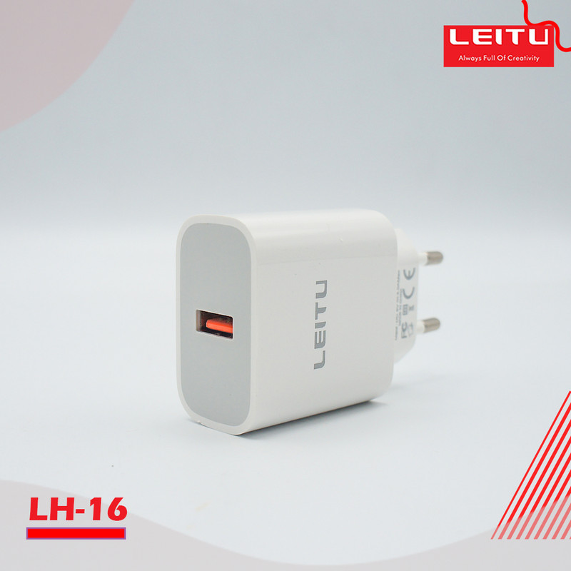 شارژر دیواری لیتو مدل LH-16 به همراه کابل تبدیل لایتنینگ