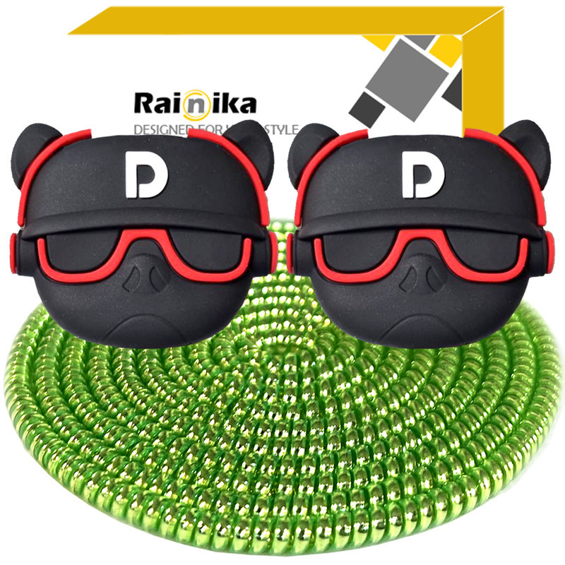 محافظ کابل شارژر و هندزفری رینیکا مدل Dog AAA 03 مجموعه 3 عددی