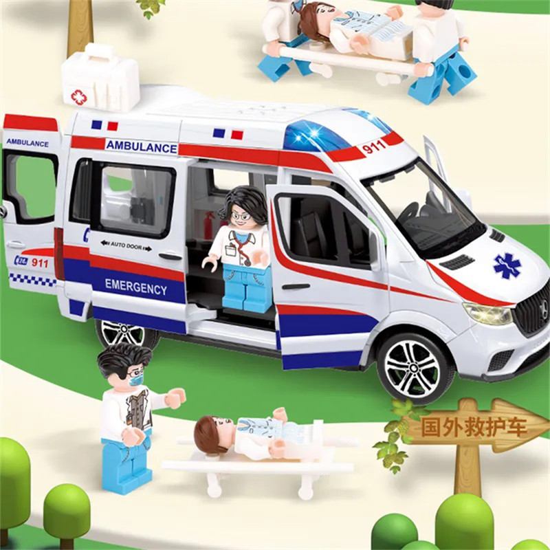 ماشین بازی مدل 911 Ambulance benz