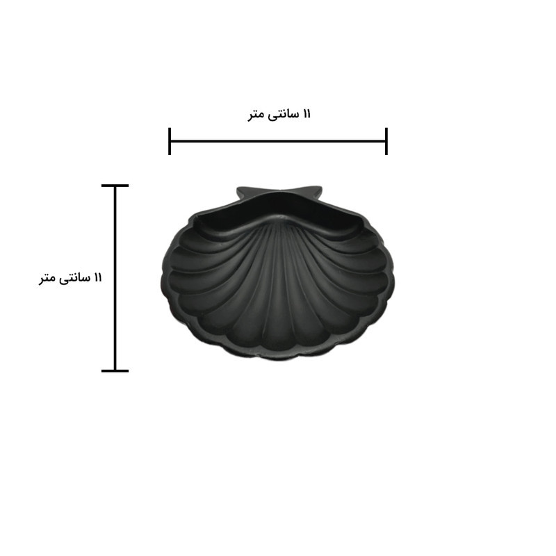 ظرف دکوری طرح صدف مدل BASDDD01 مجموعه 4 عددی