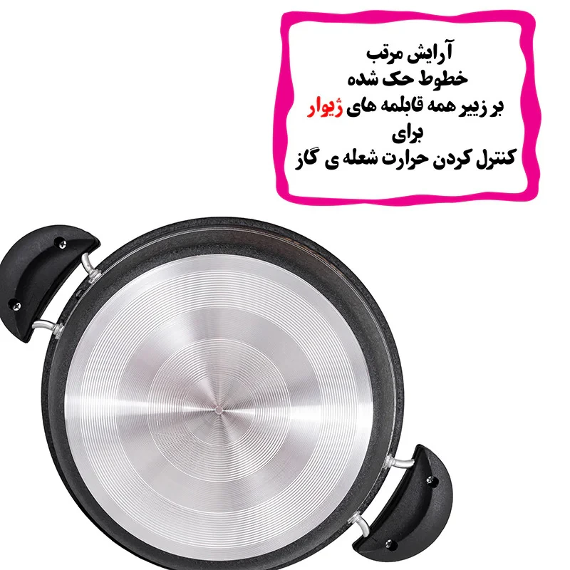 سرویس قابلمه 7 پارچه ژیوار کد 2