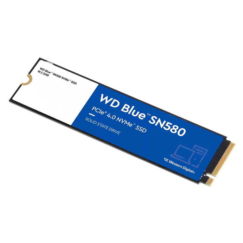 اس اس دی اینترنال PCIe Gen4 x4 وسترن دیجیتال مدل WD Blue SN580 ظرفیت 500 گیگابایت