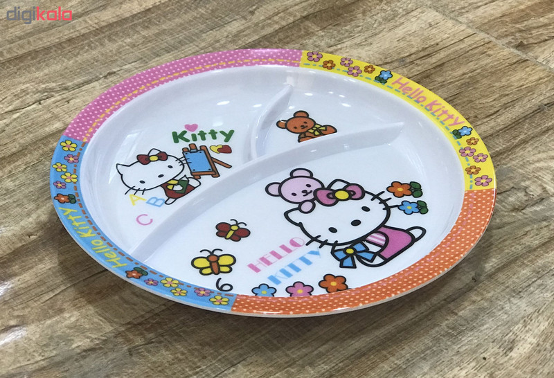 ظرف غذای کودک ملامین کسری یزد طرح Hello Kitty