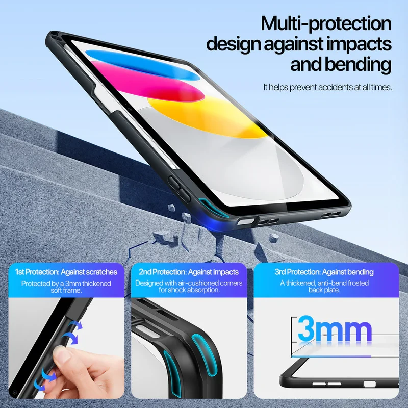 کاور بادیگارد مدل Axis مناسب برای تبلت اپل iPad 11 2025 11 inch  iPad 10 2022 10.9 inch