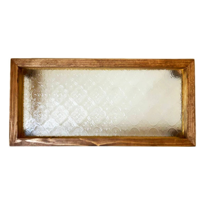 سینی بدون دسته مدل آوازه سایز 31×15 سانتی متر