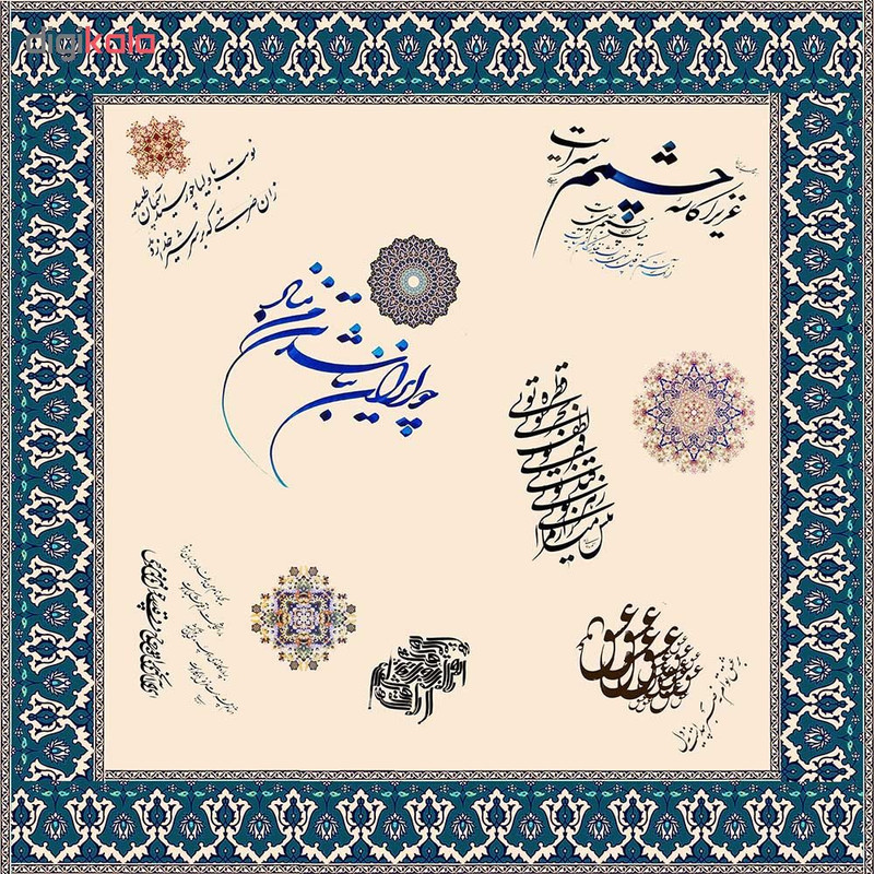 رومیزی چاپی دابکو مدل 9771