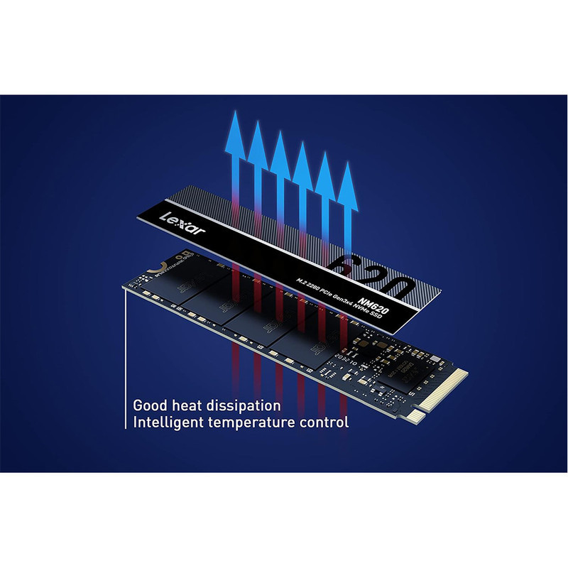 اس اس دی اینترنال PCIe Gen3 x4 لکسار مدل NM620 M.2 2280  ظرفیت 1 ترابایت