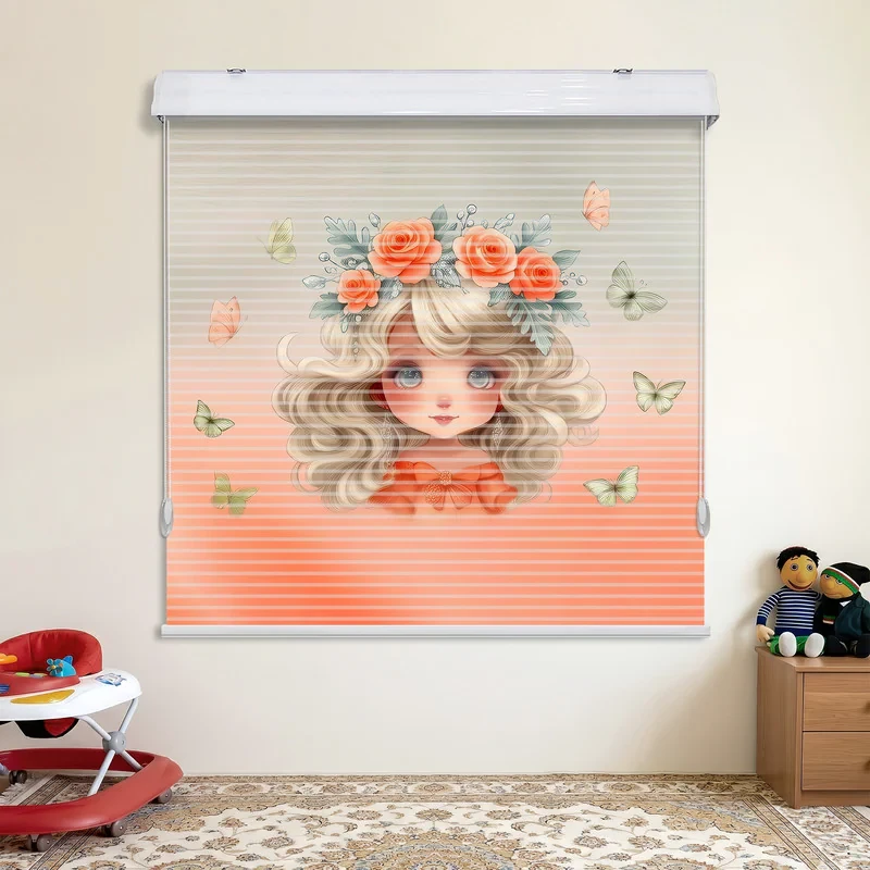 پرده زبرا مدل شب و روز زبران سایز 150 × 120 سانتی‌متر