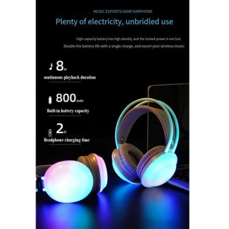هدست مخصوص بازی بلوتوثی دوپریم مدل Uniguma RGB