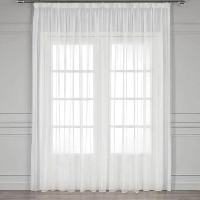 پرده مدل حریر شاینی پلیسه  سایز 285x875 سانتی‌متر