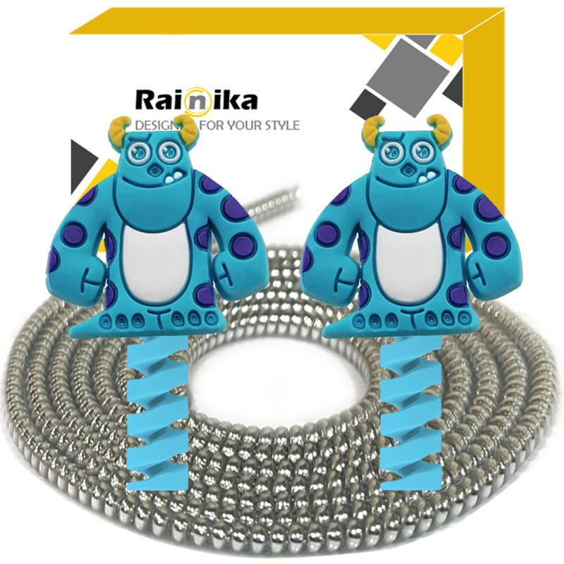 محافظ کابل شارژر و هندزفری رینیکا مدل Monster FFF 03 مجموعه 3 عددی