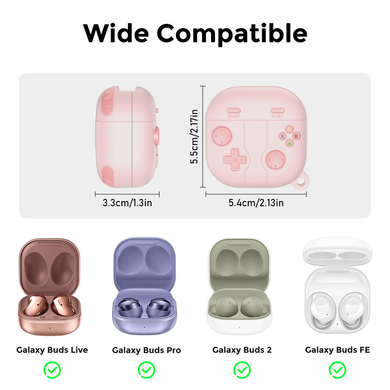 کاور هندزفری آهااستایل مدل LC13 مناسب برای کیس هدفون سامسونگ Galaxy Buds Live  Buds Pro  Buds 2  Buds2 Pro  Buds Fe