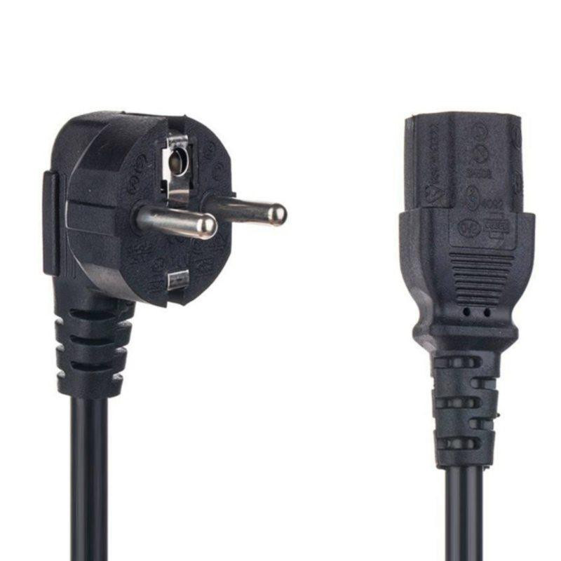 کابل برق سه پین منبع تغذیه کامپیوتر مدل 16A power طول 1.5 متر