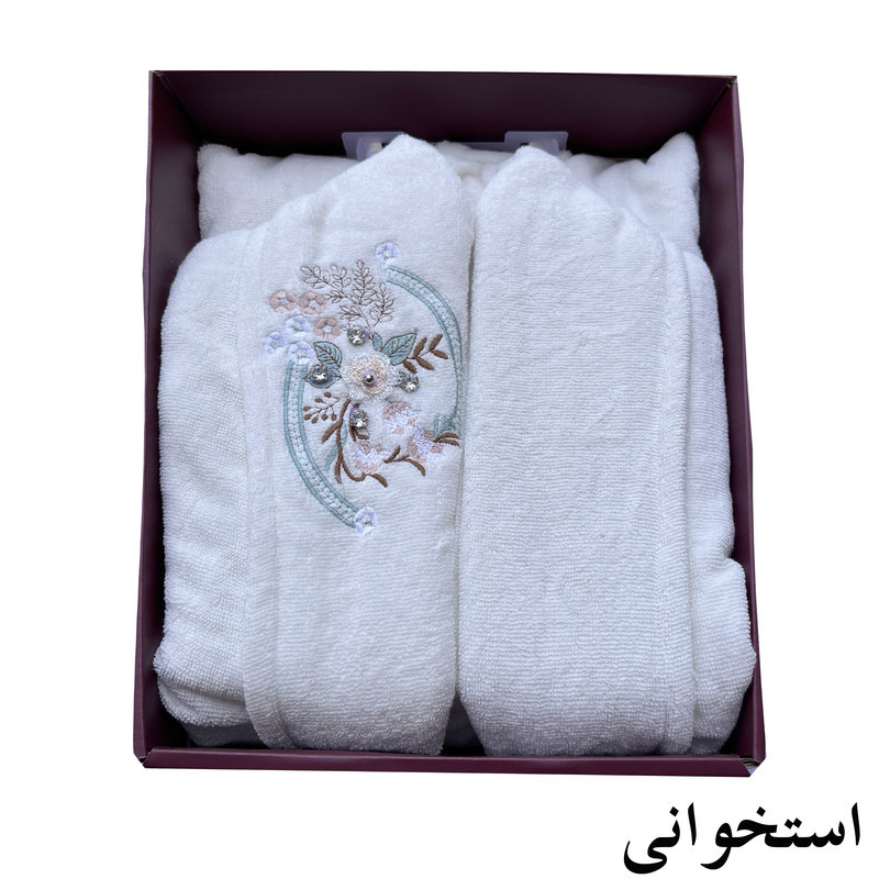حوله پالتویی پاموک مدل نخ رینگ کد ۱۵ سایز ۱۱۵