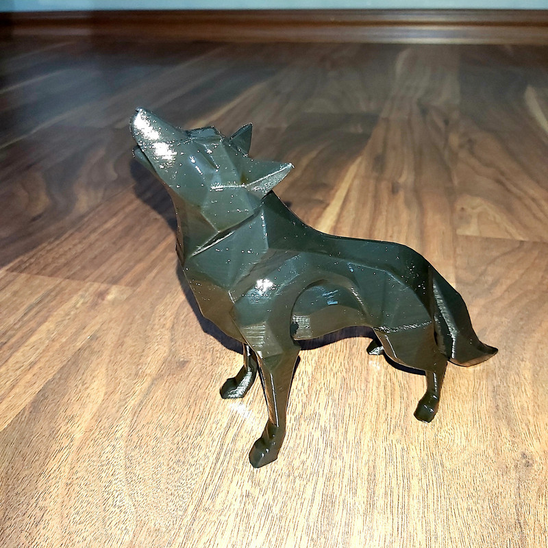 مجسمه مدل ABSTRACT WOLF