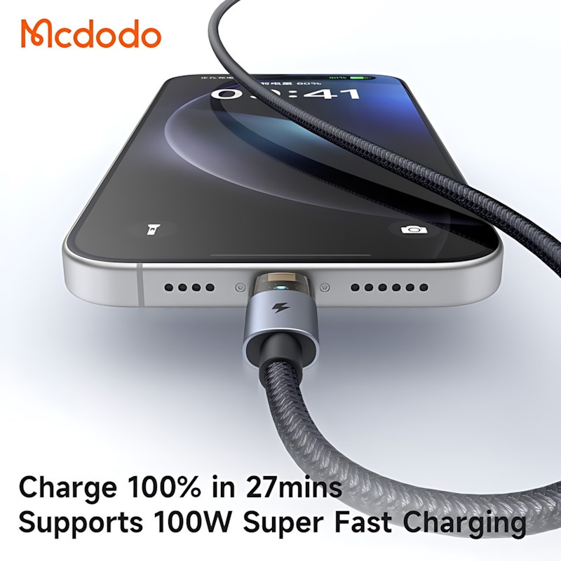 کابل تبدیل USB به USB-C مک دودو مدل CA-689 طول 1.2 متر
