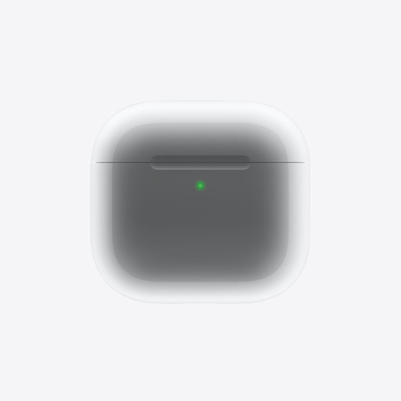 هدفون بلوتوثی اپل مدل AirPods 4 فاقد قابلیت نویز کنسلینگ، درگاه شارژ USB Type-C، شارژ بی سیم، با قابلیت اتصال به چند دستگاه، پشتیبانی از فرمان لمسی، نشانگر LED، پشتیبانی از دستیار صوتی، مقاوم در برابر آب