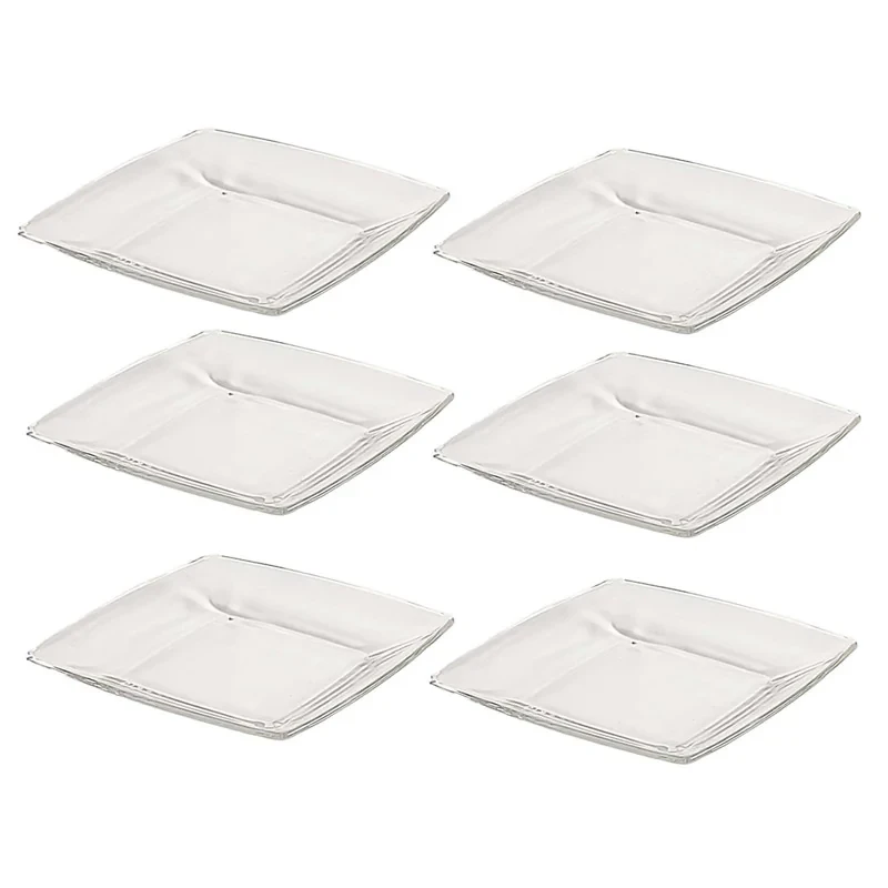 پیش دستی لیمون مدل شیشه ای کد HS2155 مجموعه 6 عددی