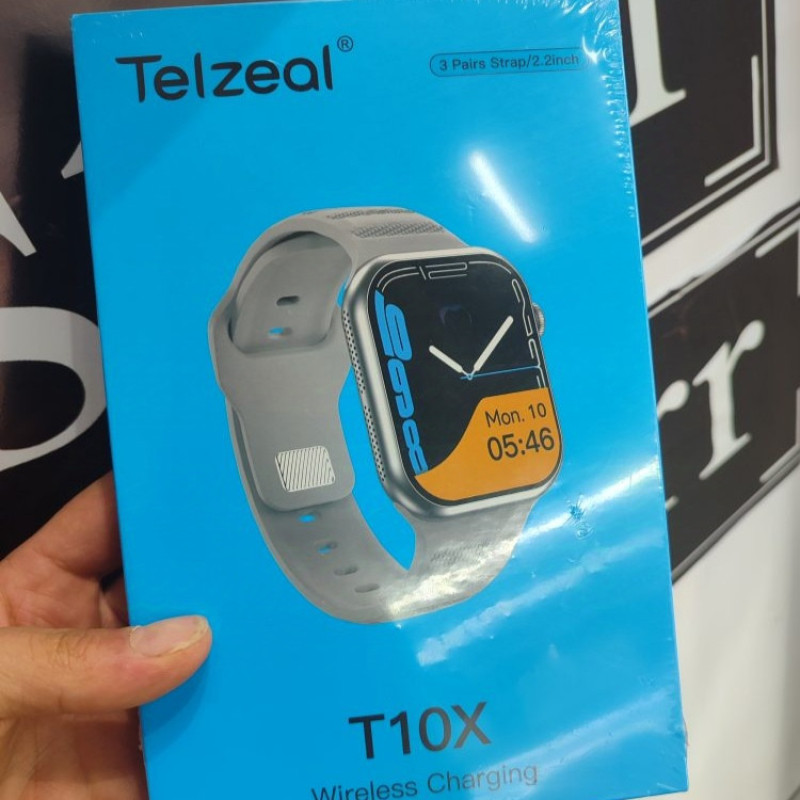 ساعت هوشمند مدل T10x,سایز 46mm,صفحه نمایش رنگی،پشتیبانی از زبان فارسی،قابلیت مکالمه از طریق بلوتوث ،همراه با بند سیلیکونی
