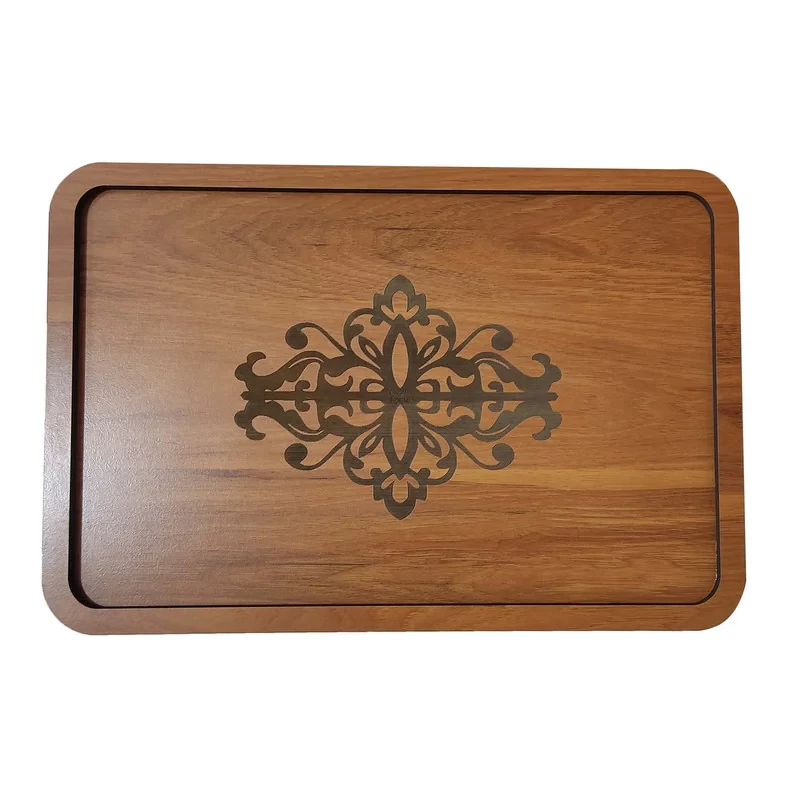 سینی مدل چوبی کد c-28 مجموعه 3 عددی