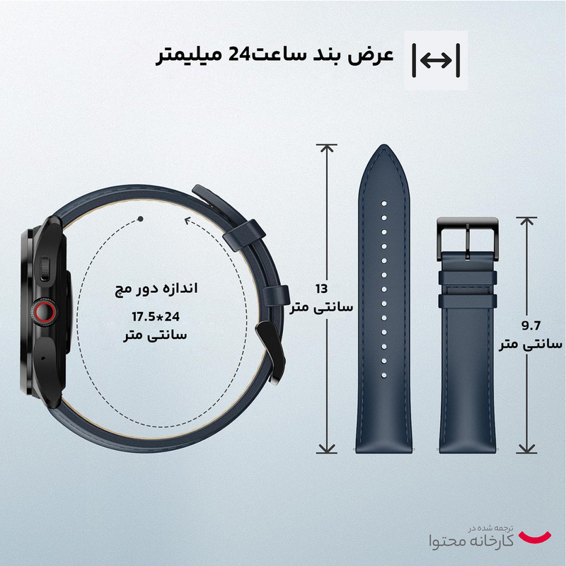 ساعت هوشمند موبووی مدل TicWatch Pro 5 Elite Edition Blue Version