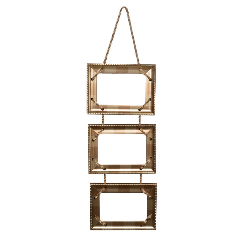 قاب عکس مدل پولیش طرح Ttiple Rope Frame کد 15X10