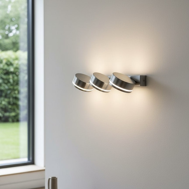 دیوارکوب 3‌ شعله مدل گردان کد WD33