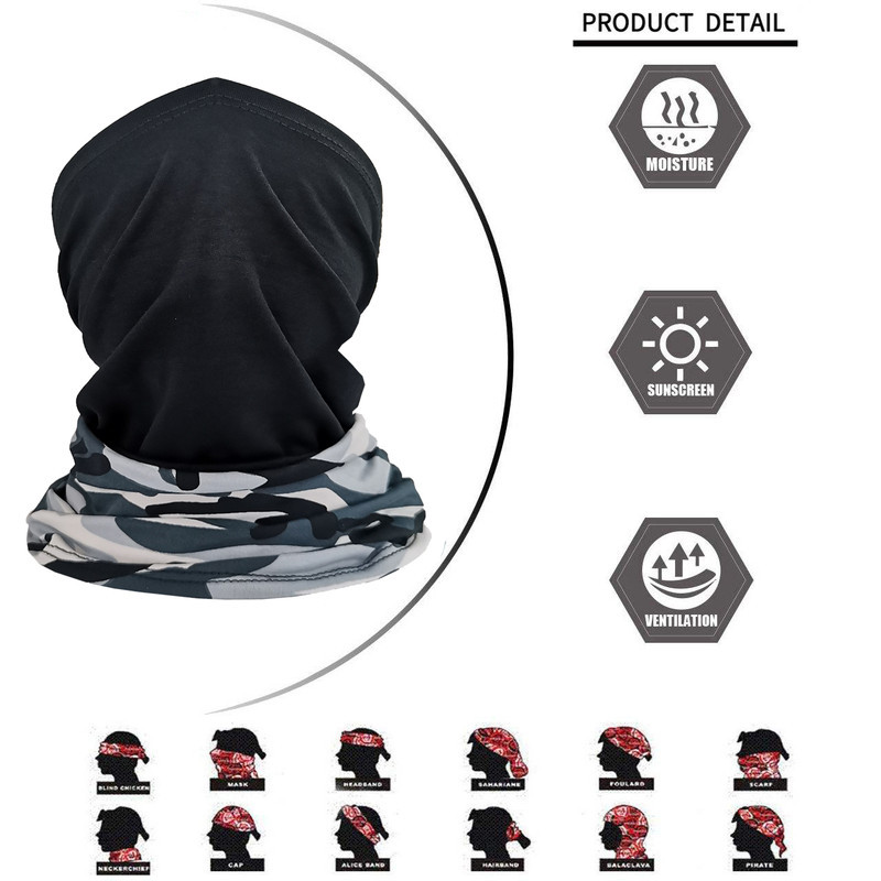 دستمال سر و گردن چابوک مدل چریکی کد 24T