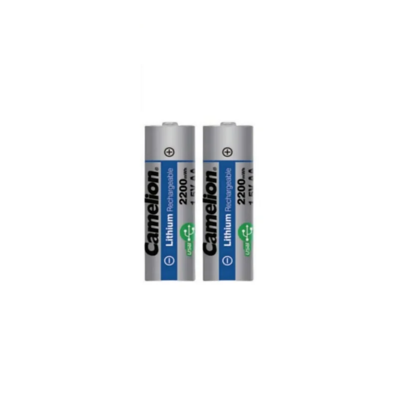 باتری قلمی قابل شارژ کملیون مدل USB-TYPE C 2200MAH بسته ۲ عددی