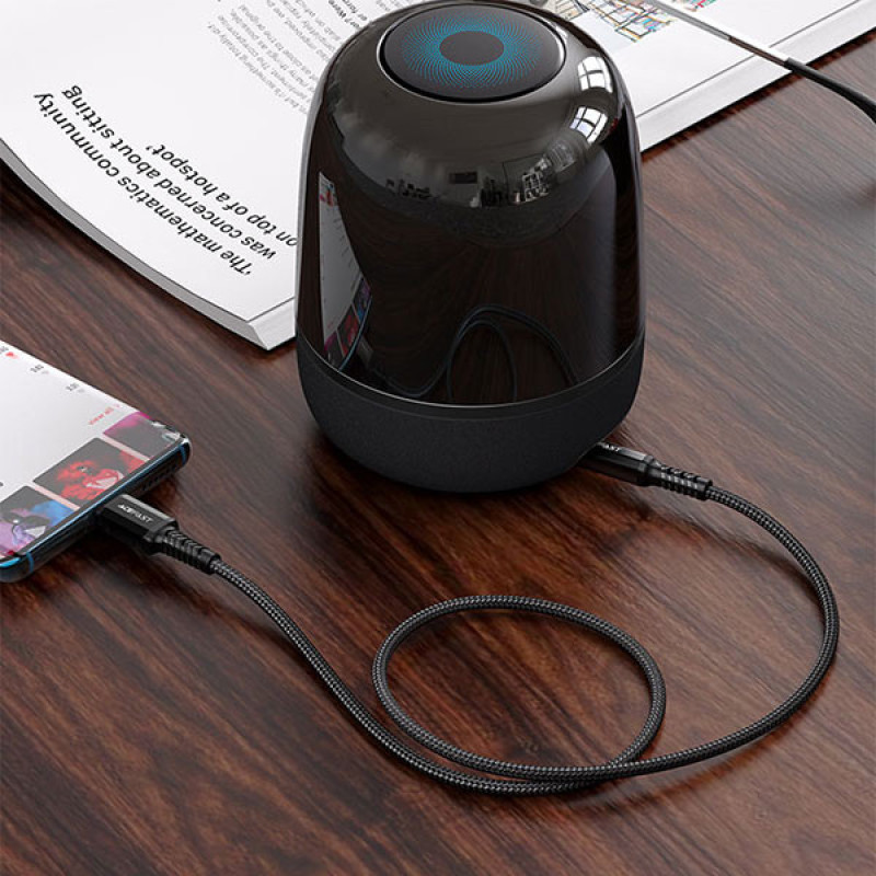 کابل تبدیل AUX به USB-C ایس فست مدل C1-08 طول 1.2 متر