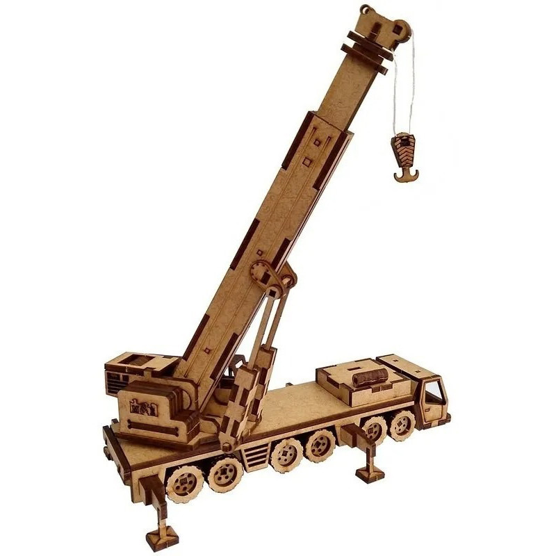 ساختنی 245 تکه مدل ماکت چوبی جرثقیل کد M213